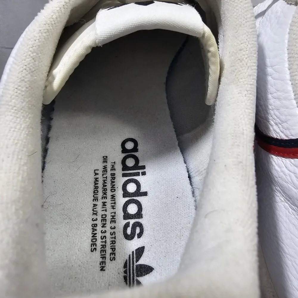Size 9 - adidas Continental 80 White Navy Scarlet